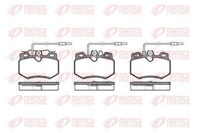 Brake Pad Set, disc brake REMSA 0170.24