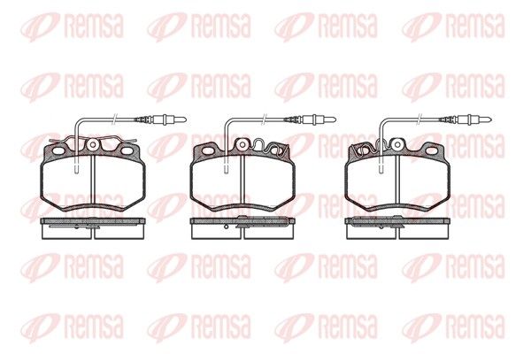 REMSA 0170.34 Brake Pad Set, disc brake