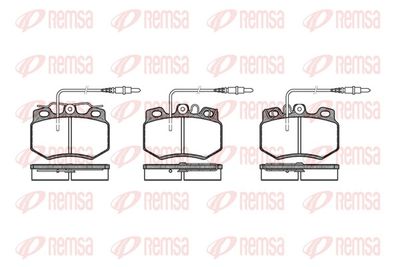 Brake Pad Set, disc brake REMSA 0170.34