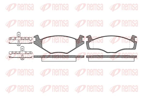 REMSA 0171.00 Brake Pad Set, disc brake