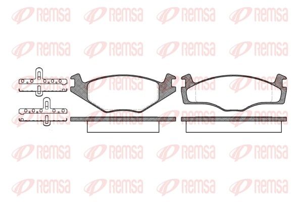 REMSA 0171.10 Brake Pad Set, disc brake