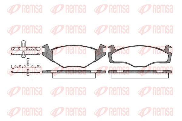 REMSA 0171.60 Brake Pad Set, disc brake