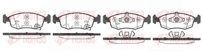 Brake Pad Set, disc brake REMSA 0172.50