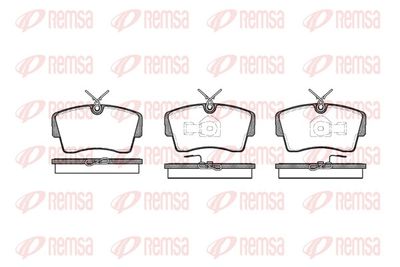 Brake Pad Set, disc brake REMSA 0173.00