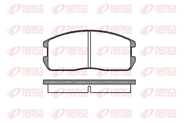 REMSA 0175.00 Brake Pad Set, disc brake