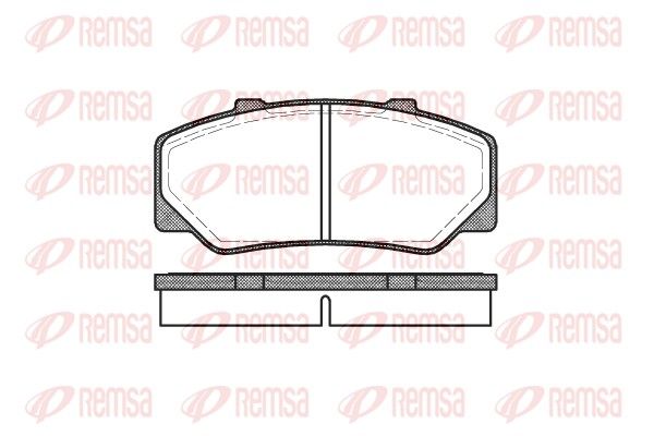 REMSA 0176.00 Brake Pad Set, disc brake