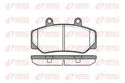 Brake Pad Set, disc brake REMSA 0176.20