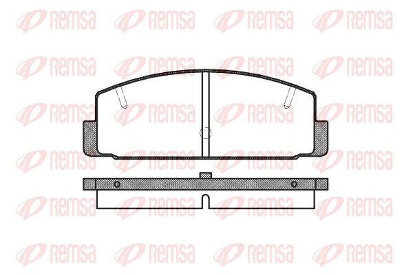 REMSA 0179.20 Brake Pad Set, disc brake