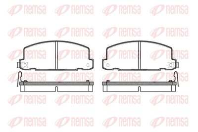 Brake Pad Set, disc brake REMSA 0181.04