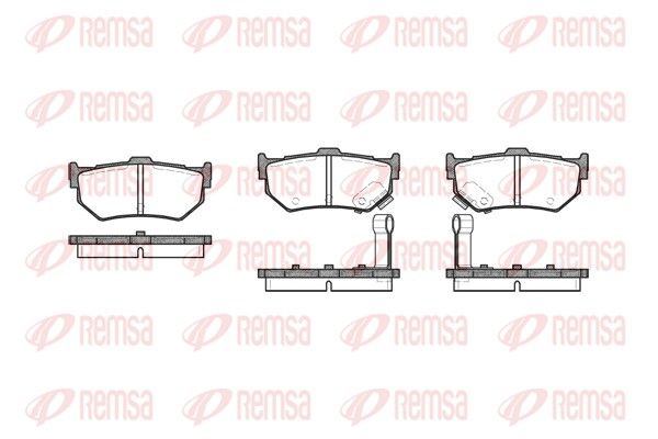 REMSA 0183.02 Brake Pad Set, disc brake