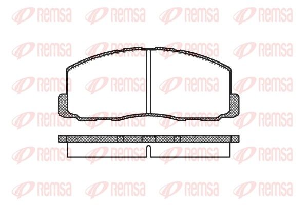 REMSA 0188.00 Brake Pad Set, disc brake