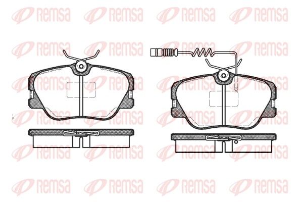 REMSA 0189.02 Brake Pad Set, disc brake