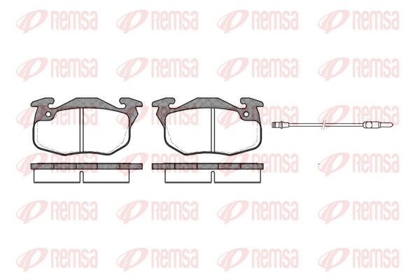 REMSA 0192.22 Brake Pad Set, disc brake