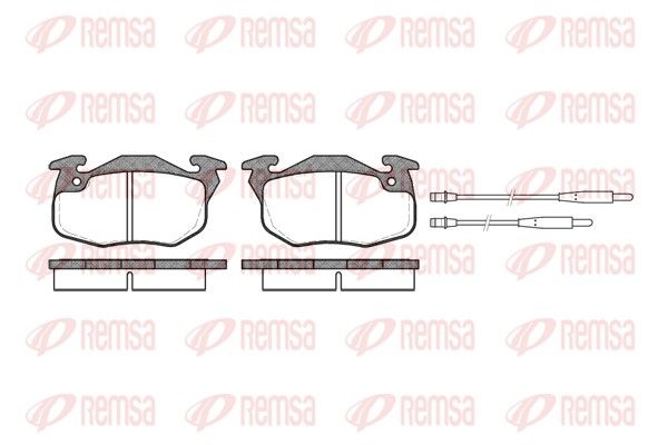 REMSA 0192.34 Brake Pad Set, disc brake