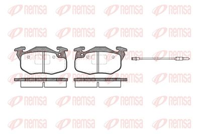 Brake Pad Set, disc brake REMSA 0192.96