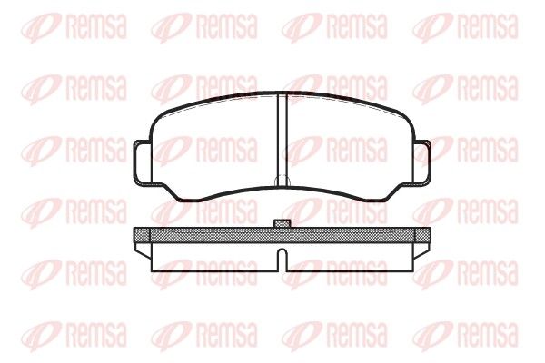 REMSA 0200.00 Brake Pad Set, disc brake
