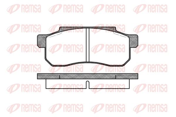 REMSA 0203.00 Brake Pad Set, disc brake