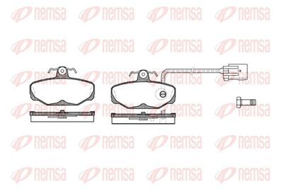 Brake Pad Set, disc brake REMSA 0205.12