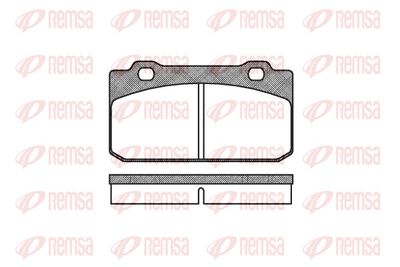 Brake Pad Set, disc brake REMSA 0210.00