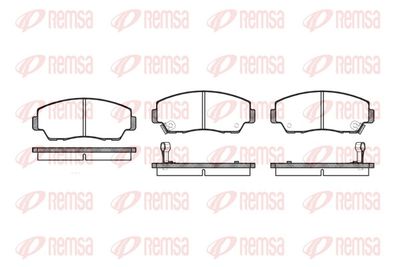 Brake Pad Set, disc brake REMSA 0218.02