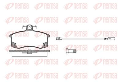 Brake Pad Set, disc brake REMSA 0221.02