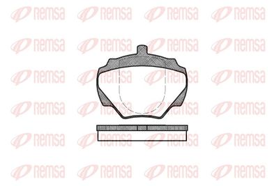 Brake Pad Set, disc brake REMSA 0222.00