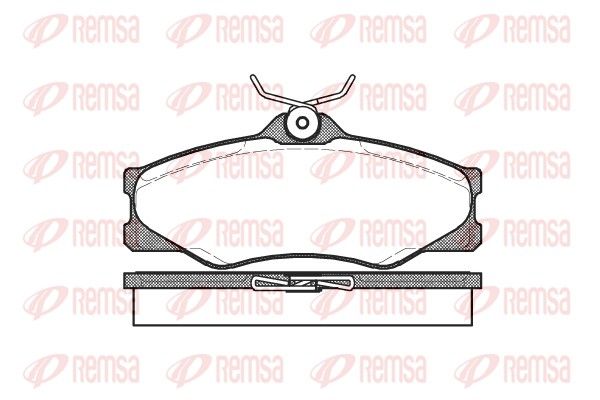 REMSA 0223.00 Brake Pad Set, disc brake