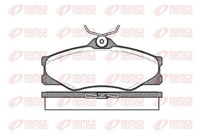 Brake Pad Set, disc brake REMSA 0223.00
