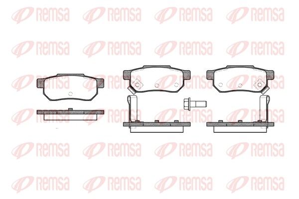 REMSA 0233.12 Brake Pad Set, disc brake