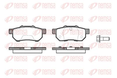 Brake Pad Set, disc brake REMSA 0233.20