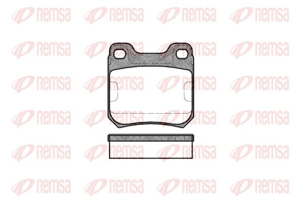 REMSA 0239.40 Brake Pad Set, disc brake