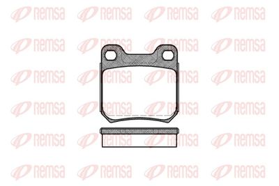 Brake Pad Set, disc brake REMSA 0239.60