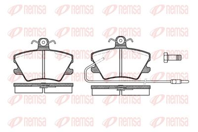 Brake Pad Set, disc brake REMSA 0241.02