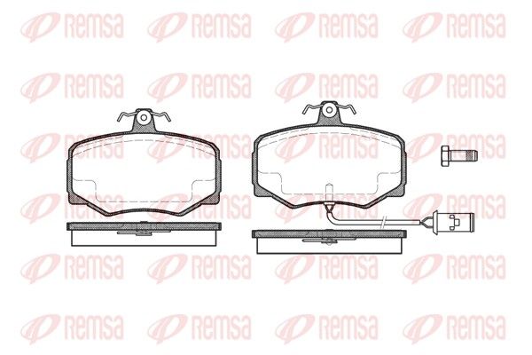 REMSA 0246.02 Brake Pad Set, disc brake