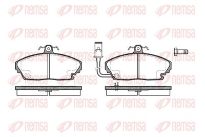 Brake Pad Set, disc brake REMSA 0250.01