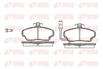 Brake Pad Set, disc brake REMSA 0252.01
