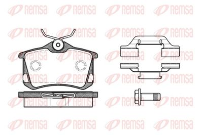 Brake Pad Set, disc brake REMSA 0263.50