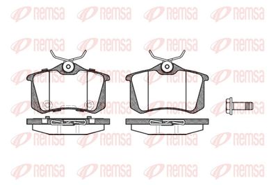 Brake Pad Set, disc brake REMSA 0263.74