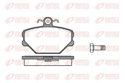 Brake Pad Set, disc brake REMSA 0264.00