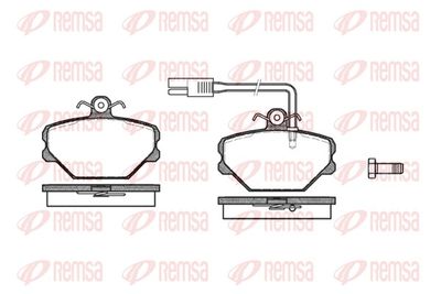 Brake Pad Set, disc brake REMSA 0264.12