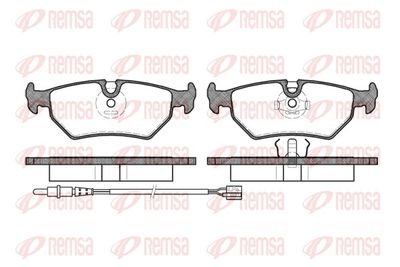 Brake Pad Set, disc brake REMSA 0265.32