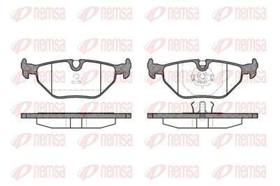 Brake Pad Set, disc brake REMSA 0265.00