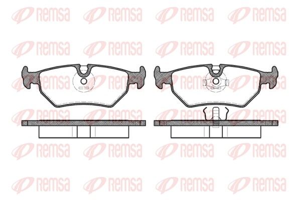 REMSA 0265.10 Brake Pad Set, disc brake