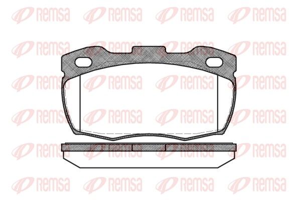 REMSA 0266.10 Brake Pad Set, disc brake