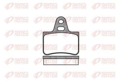 Brake Pad Set, disc brake REMSA 0269.00