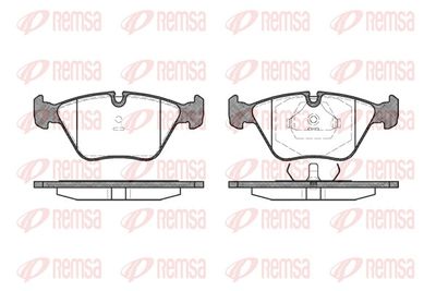 Brake Pad Set, disc brake REMSA 0270.10