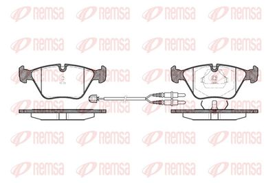 Brake Pad Set, disc brake REMSA 0270.22