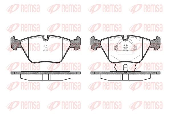 REMSA 0270.00 Brake Pad Set, disc brake