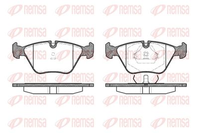 Brake Pad Set, disc brake REMSA 0270.00