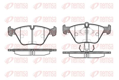Brake Pad Set, disc brake REMSA 0270.15